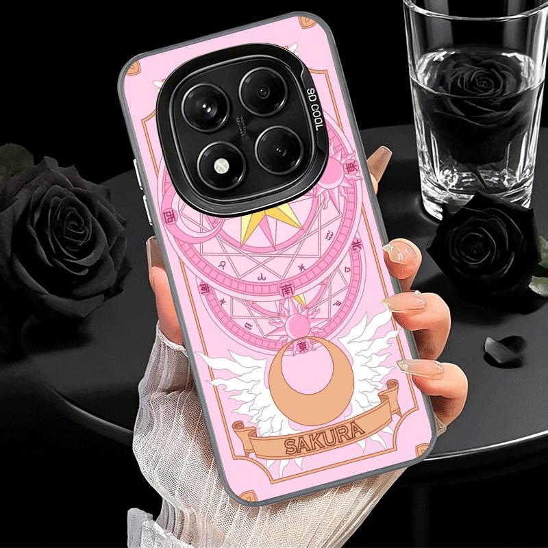 Cardcaptor Sakura Милая Девочка Мягкий Чехол для Телефона для Xiaomi Redmi Note 13 14 15 Pro Plus 12S 12 11S 11 11T 10S 10 Ударопрочный Чехол Ba