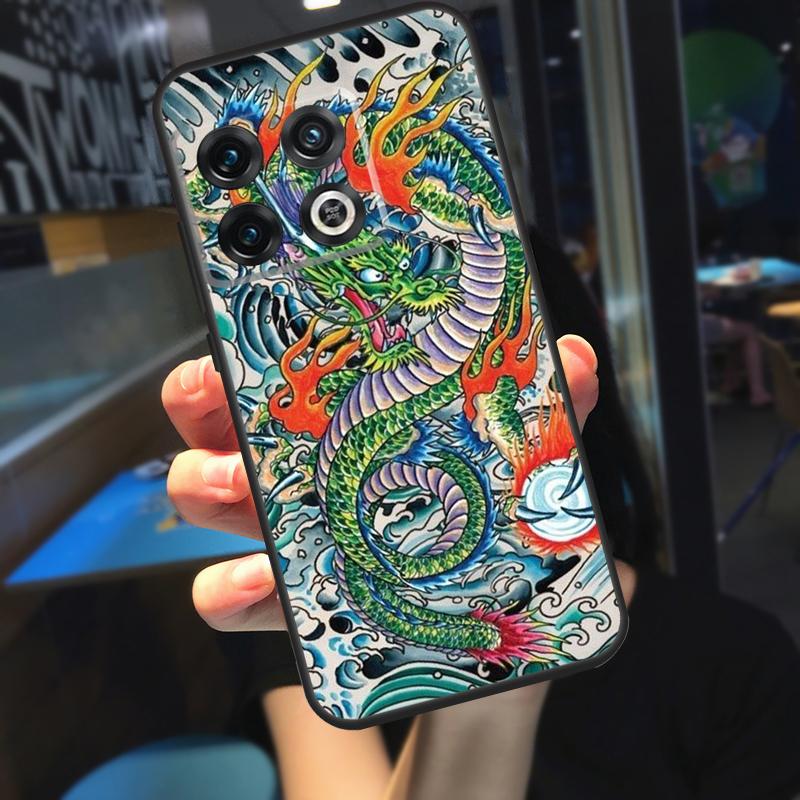 Чехол Chinese Dragon для OnePlus 10T 8T 9RT 12 13 13R 11 9 10 Pro OnePlus Nord 4 CE 2 3 Lite N20 N30
