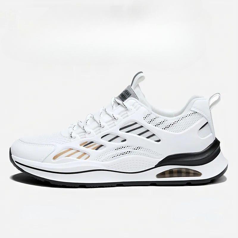 Модные мужские кроссовки, легкие износостойкие противоскользящие кроссовки, повседневная белая обувь, мужская летняя спортивная обувь