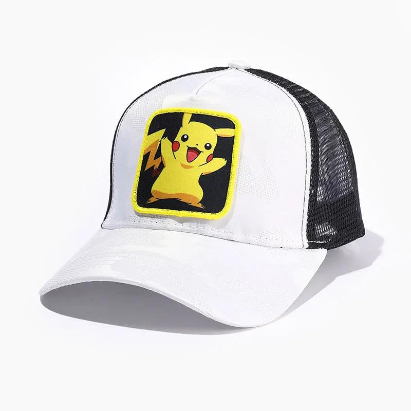 Аниме Мультяшные Бейсболки Мужские Snapback Хип-Хоп Кепки Для Женщин Хлопковая Сетчатая Кепка От Солнца Уличная Одежда Дышащий Козырек Тракер Кости