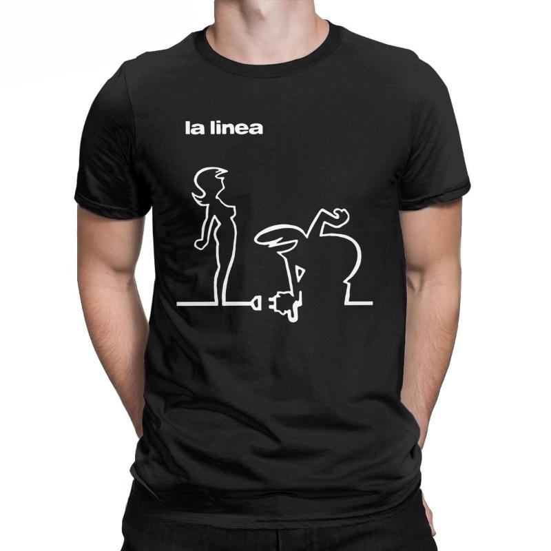 Мужская одежда La Linea Femme Sexy Retro Чистая футболка Лето для мужчин Футболки с графикой оверсайз Ropa Hombre Camisetas Custom