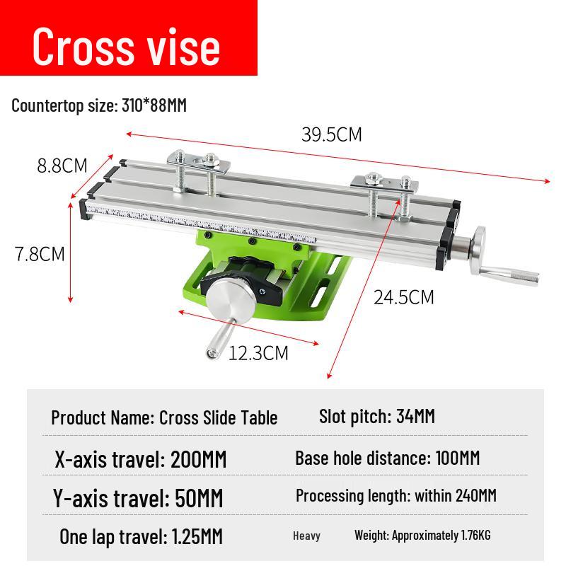 Compact 220V High-Precision Multifunctional Drill Press for Household and Industrial Use