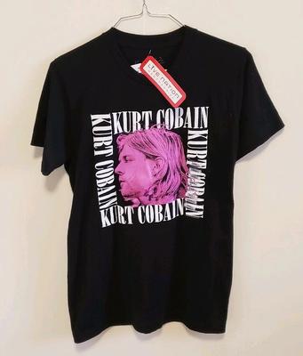 Футболка Nirvana Курта Кобейна Размер S Новая с бирками Мерч Live Nation Черная