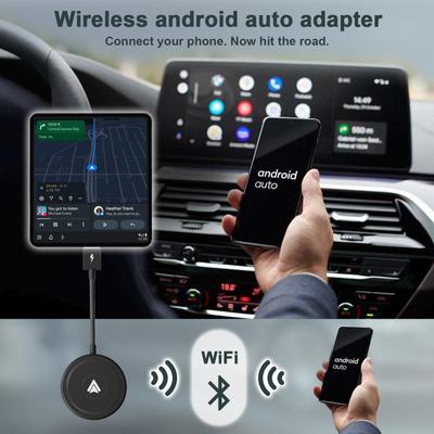 Оригинальный проводной к беспроводному адаптер-бокс CarPlay и Android Auto, адаптер Smart AI Box для подключения автомобиля, автомобильный адаптер