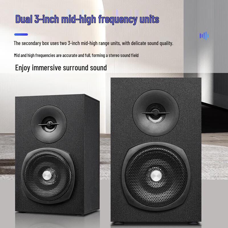 SAST SA-3508 2.1 Bluetooth настольные колонки с сабвуфером, штекер CN (адаптер в комплекте)