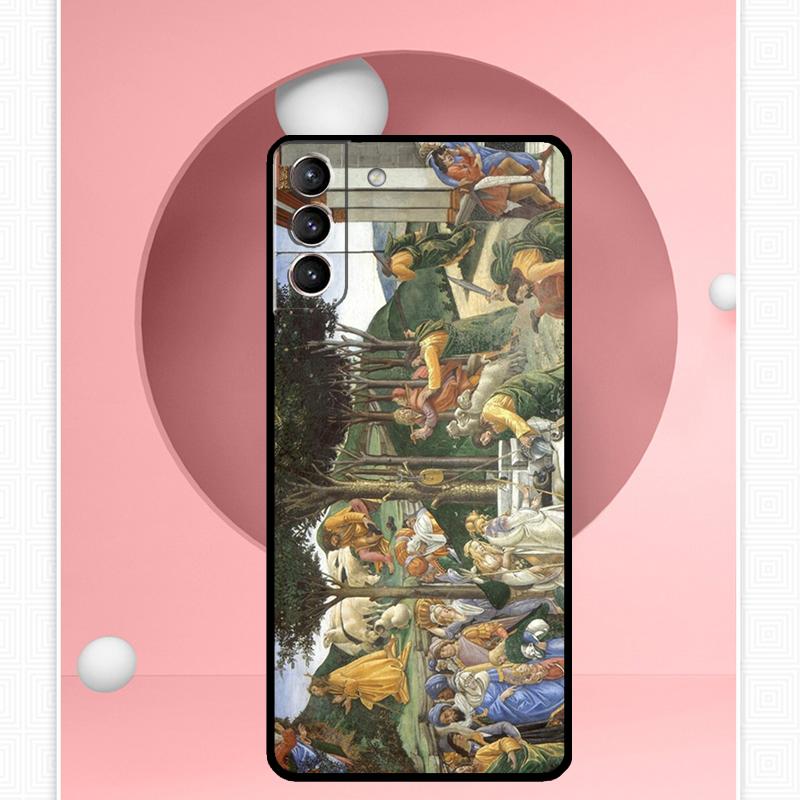 Чехол Renaissance Art Paint для Samsung Galaxy S22 S23 S24 Ultra Note 20 10 S8 S9 S10 Plus S21 S20 FE, мягкий чехол