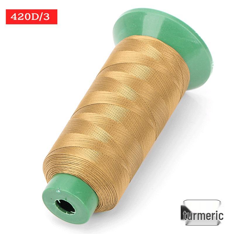 Sewing Machine & Handcraft Thread: High-Strength Mercerized Nylon for Upholstery, Leather, and Jeans