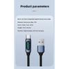 120 Вт USB A на Type C Светодиодный Цифровой Дисплей Быстрая Зарядка Кабель для Данных Нейлоновая Оплетка USB Шнур для Зарядки Type C на Type C PD 6A USB Кабель