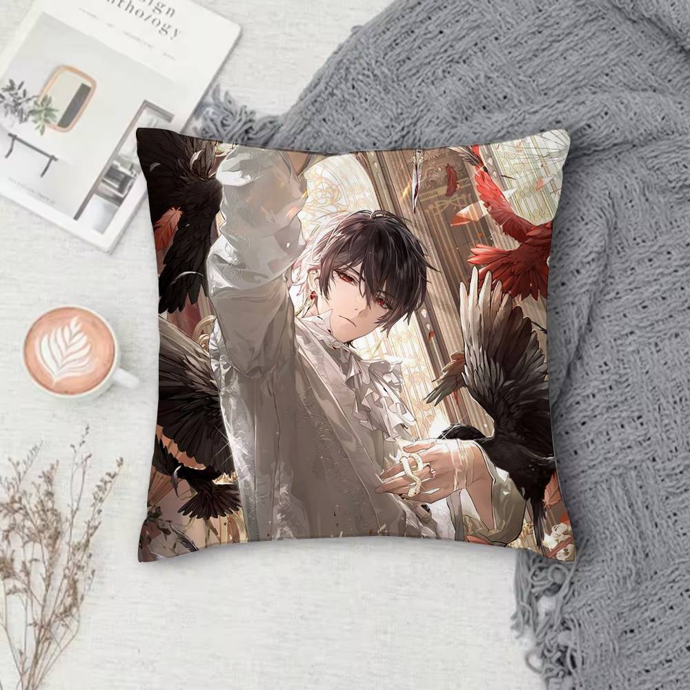 Time Traveler'S Diary Double-Sided Printed Square Pillow Cover Decorative Cushion Cover For Sofa Bedroom Bedside