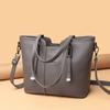 Classic Elephant Gray Women's Handbags Are Fashionable and Niche Design Texture Shoulder Bag Large Capacity Women's Crossbody Bag