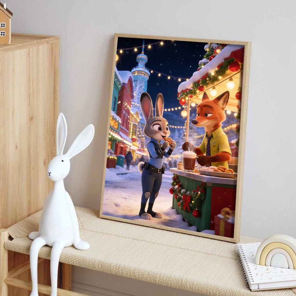 Disney Зверополис Рождество Алмазная мозаика набор ручная работа DIY 5D домашний декор подарок