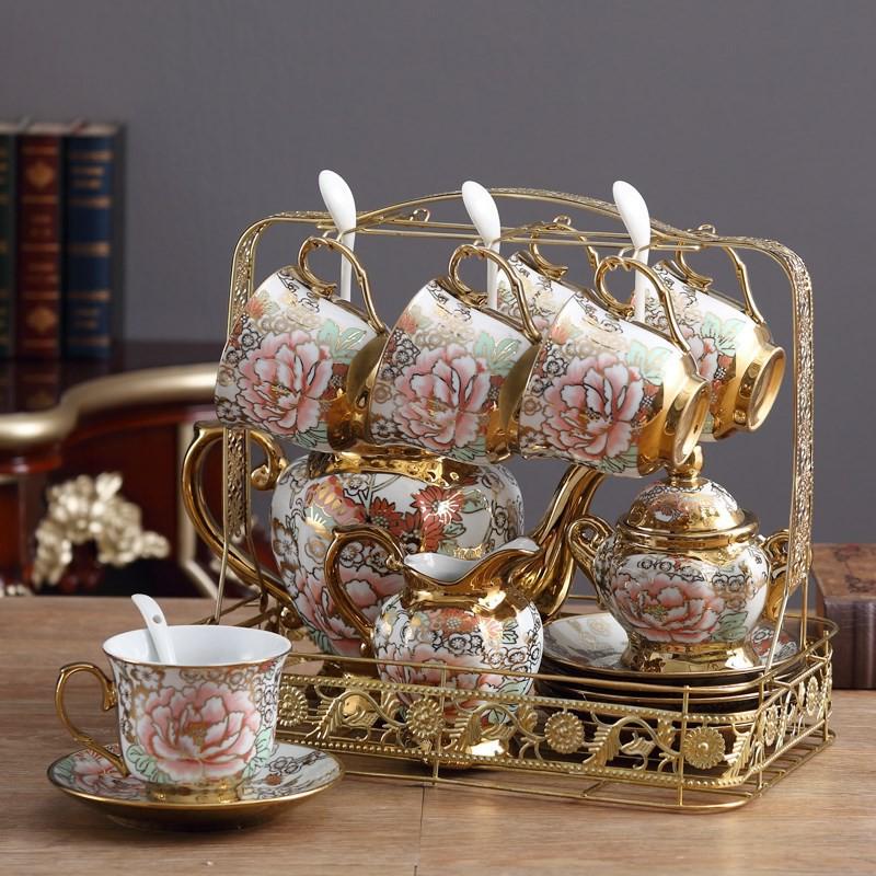 Керамический набор для кофе и кофейника для дома