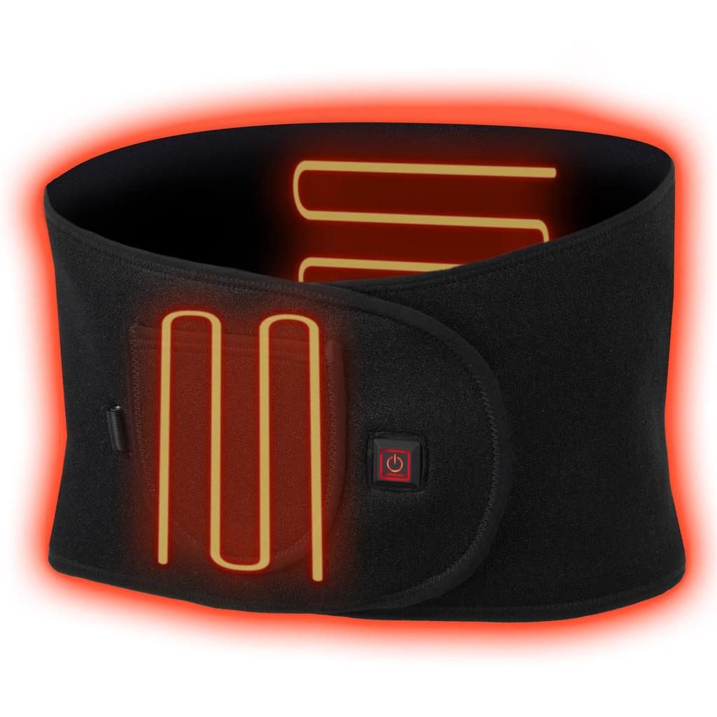 KOMINE Гибридный электрический поясной обогреватель для мотоциклов черный бесплатно EK-309