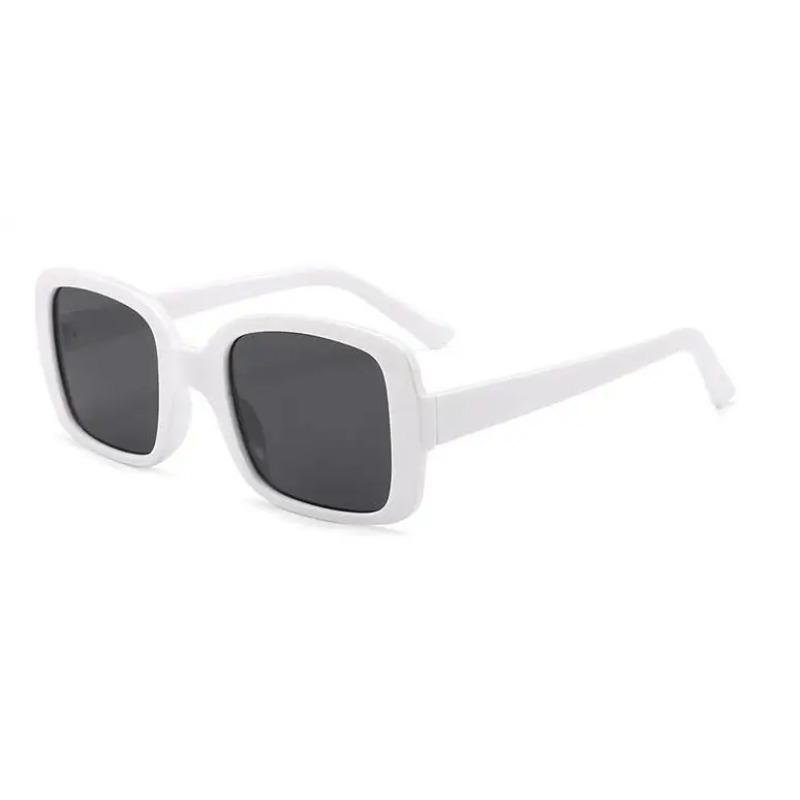 Black Square Sunglasses Vintage Shades For Women Luxury Brand Designer Sexy White Gold Female Mirror Glasses SH162