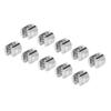 10pcs Glass Plate Fixing Clamp Zinc Alloy Board Fixing Clip for 6‑8mm Glass Wooden Boards