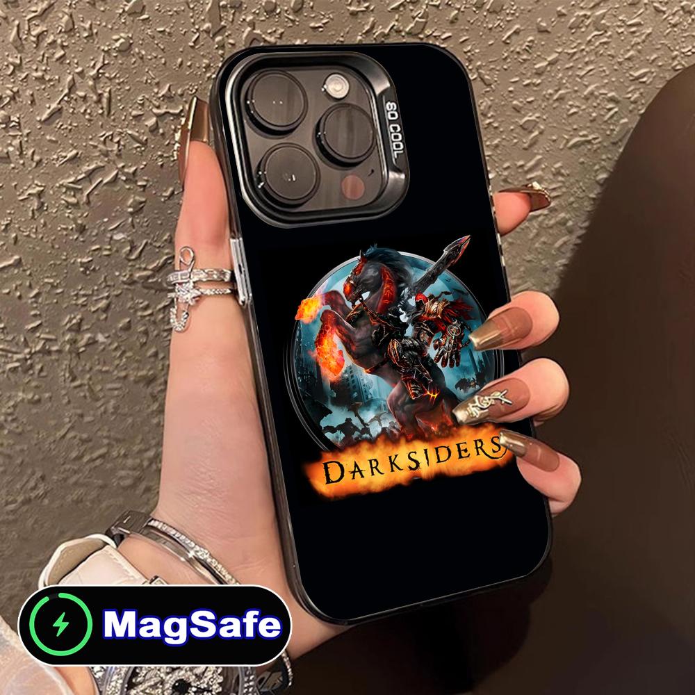 Game Darksiders Mobile Phone Case for iPhone 17 16 15 14 13 12 11 Air Pro Max Plus MagSafe Translucent Colorful Cover Cover