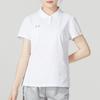 Under Armour Спортивная повседневная рубашка поло с логотипом и короткими рукавами, женские топы, белые 23500510-100