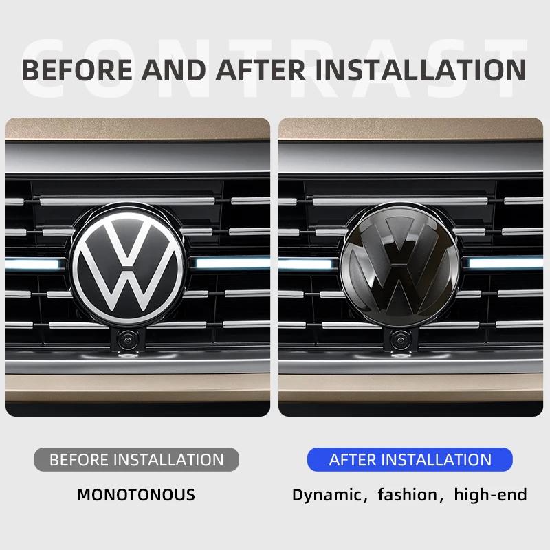 Car Modification Logo Sticker Not Affect ACC Front Rear Emblem Badges Cover For VW Volkswagen TIGUAN 2010-2020OJ8