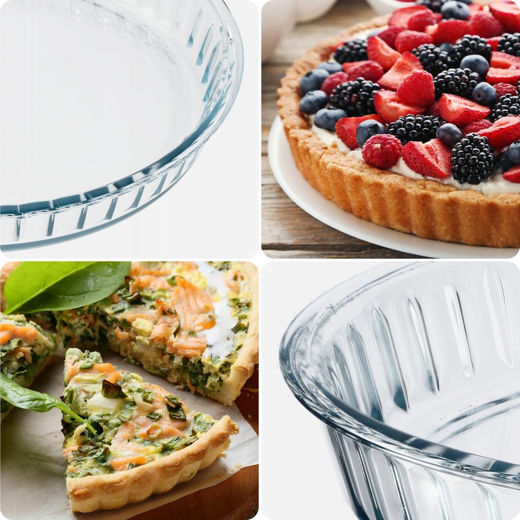 KADAX Forma Do Tarty Ciast Pizzy Żaroodporna 27cm