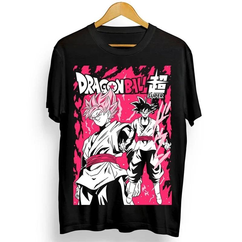 Dragon Ball Z Мужские Женские Мужские Футболки Сон Гоку Веджета Оверсайз 100% Хлопок Одежда Смешная Футболка с Коротким Рукавом Круглый Вырез Новое Поступление Футболки