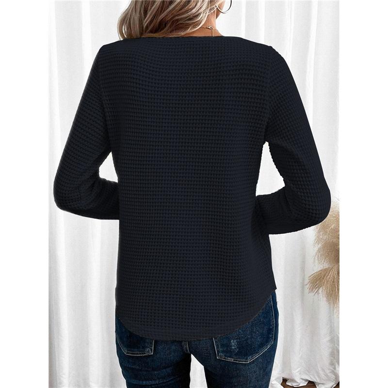 Кружевная футболка с длинным рукавом