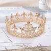 Европейский стиль свадебный барокко большая корона корона тиара королева корона красота корона