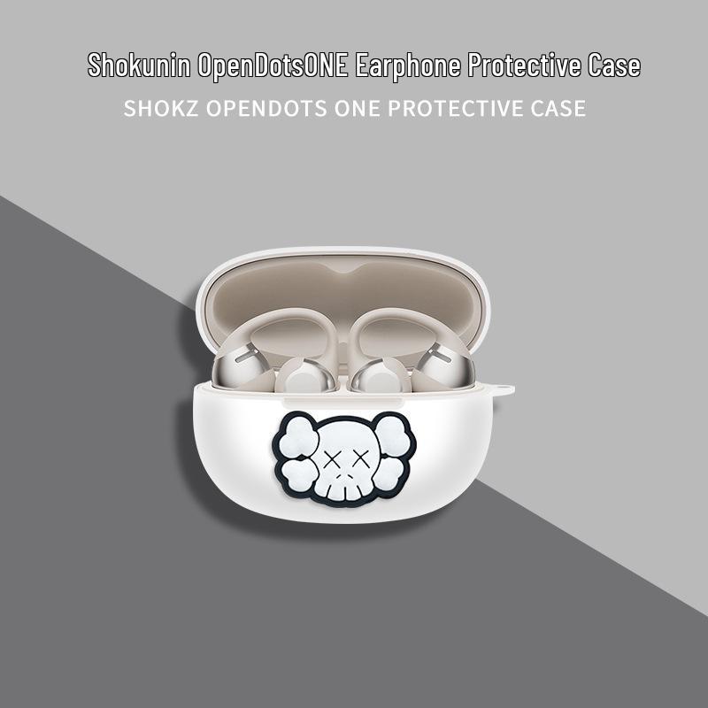 Applicable Shokz OpenDots ONE Bluetooth Earbuds Case with Shokz E310 Dynamic Titanium Ring Protective Shell