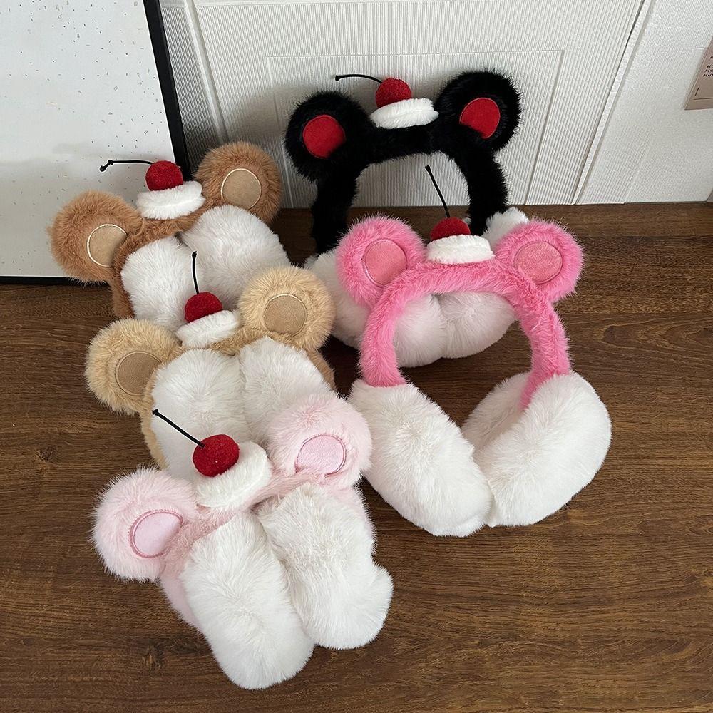 Fleece Plush Winter Ear Muffs Casual Earmuffs Fashion Warm Earflaps Unisex