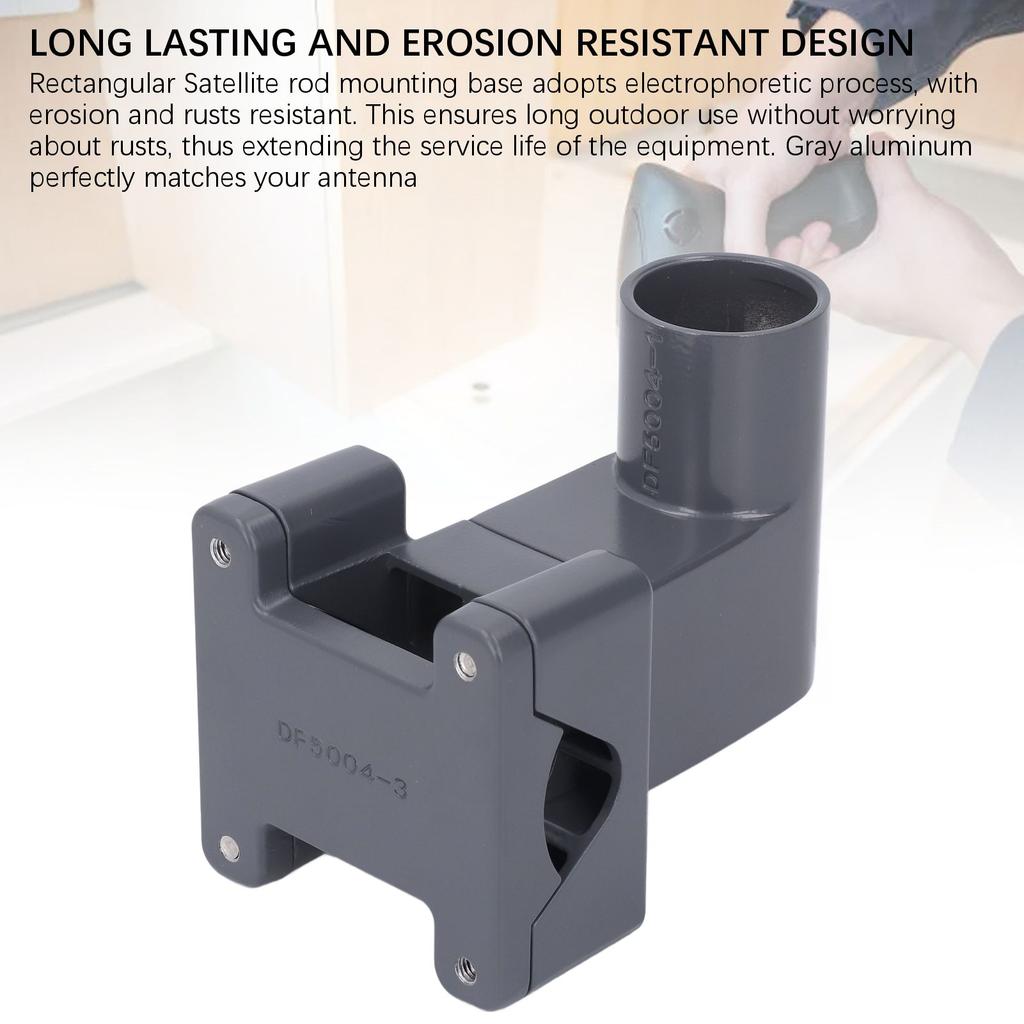 Прямоугольный кронштейн для крепления лестницы на автодоме из алюминиевого сплава, монтажный комплект, диапазон установки