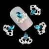 10 Pcs 3D Crown Rhinestone Nail Art Decoration Charms Studs Manicure Tool