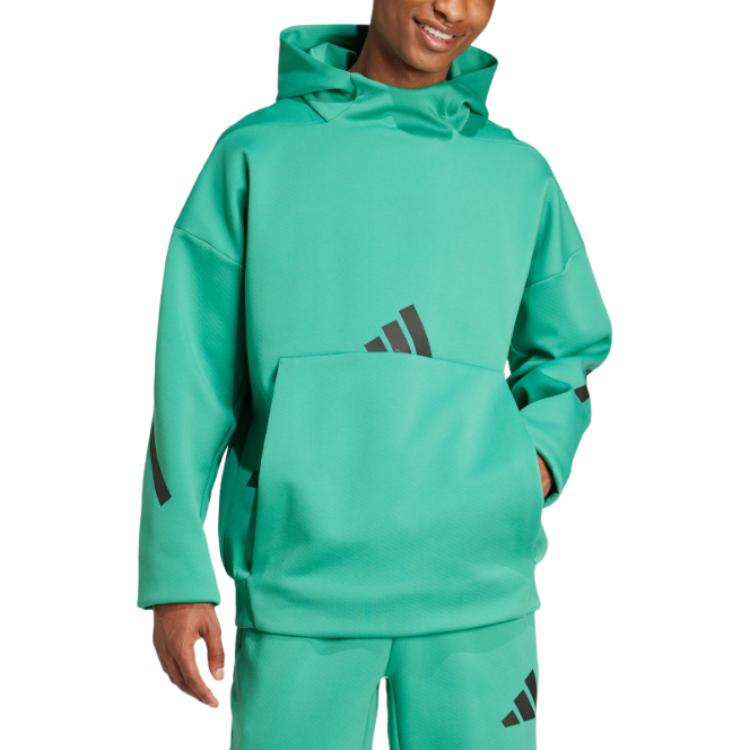 adidas ЗНЕ. True Healing Series FW24 спортивная одежда с логотипом униформа толстовка мужская толстовка светло-зеленый JD6440