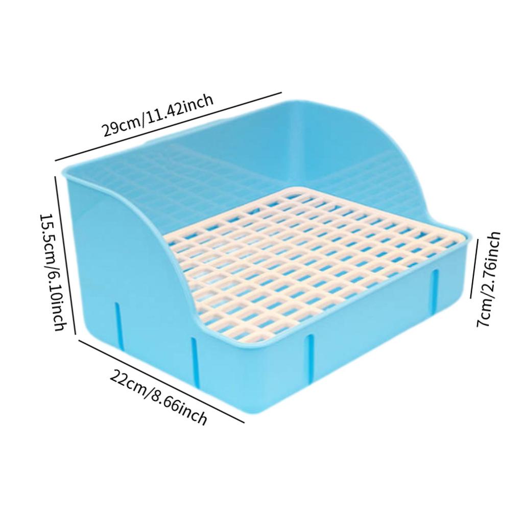 Лоток для туалета для кроликов, туалет для животных, приучение к горшку, угловой туалет для кроликов, ящик для хорька, хомяка, дракона, кошки, морской свинки, голландские принадлежности