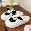 Winter Men'S Shoes Household Cotton Slippers Men Indoor Warm Plush Footwear Non-Slip Platform Slippers Couple Women Home Shoes
