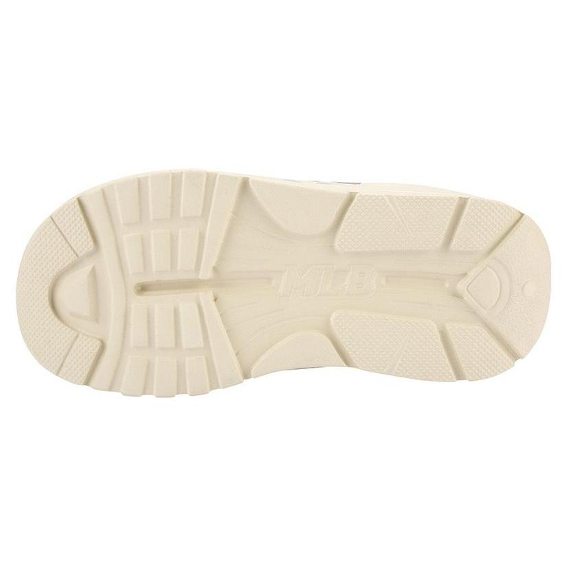 New MLB Slipper Graffiti Slip Resistant Flip Flops Unisex Beige 32SHHW111-50I