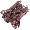 2meter Coffee Cow Leather Strap Findings Vintage Cowhide Rope Flat Leather Cord String Rope DIY Necklace Bracelet Making