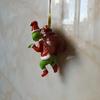 Рождественская кукла, украшения, симпатичная смоляная рождественская елка, подвесное украшение, зимний домашний праздник