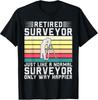 Vintage Retired Surveyor T-Shirt - Perfect Gift for Retirement Celebrations