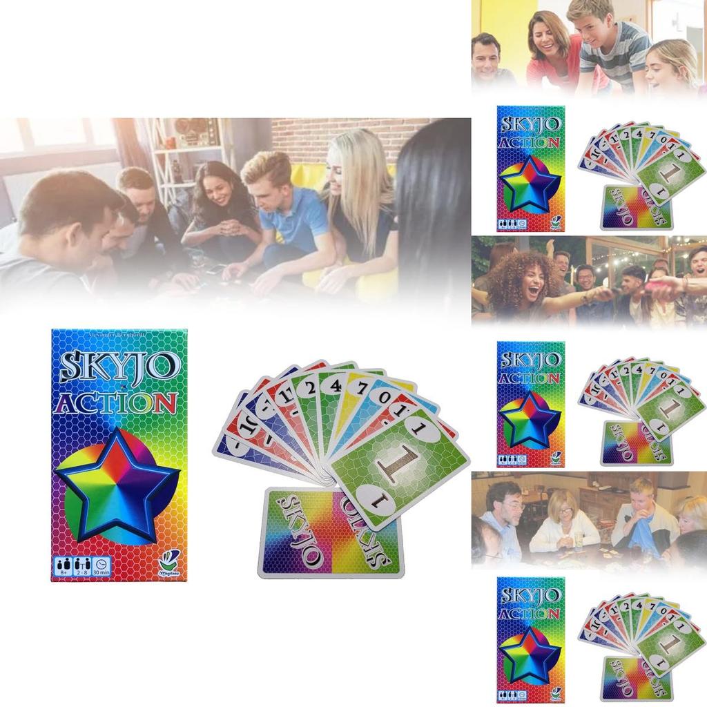 Захватывающая карточная игра Skyjo для веселых семейных посиделок и социальных мероприятий