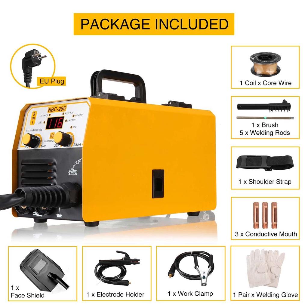 Умный сварочный аппарат Сварочный аппарат ММА Сварочный аппарат TIG Портативный электрический Сварочный аппарат MIG ARC TIG 3 в 1 220 В