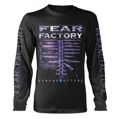Классическая футболка с длинными рукавами унисекс для взрослых Fear Factory Demanufacture