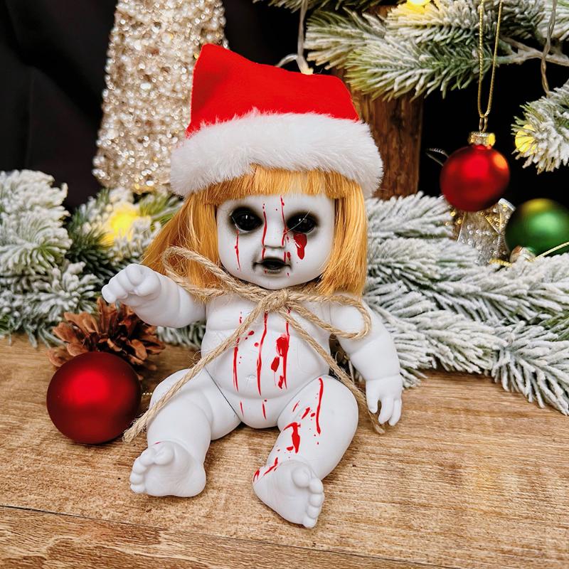 Horror Ghost Baby Hanging Doll Halloween Bar Ghost Courtyard Horror Doll Prop Ghost Festival Happy Halloween Day 2025 Decoration