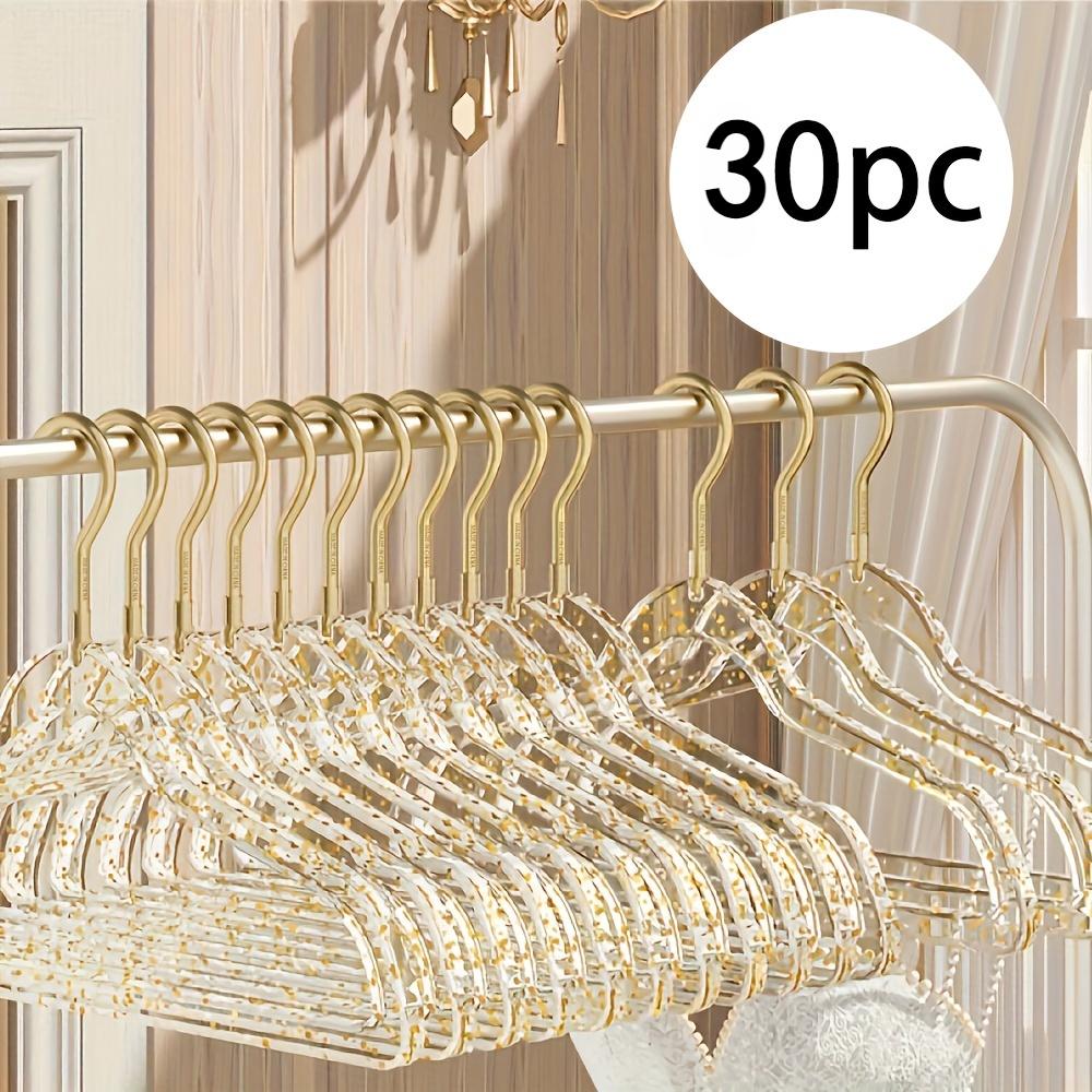 10/20/30 Высококачественные акриловые вешалки, прозрачные вешалки с противоскользящим и невидимым дизайном, прочные и устойчивые к падениям