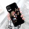 Черный чехол для Xiaomi Redmi 13C Note 9 iPhone XR 7 8 14 15 11 12 13 X XS Pro Max Samsung A25 S23 S24 FE Ultra Plus Waifu Anime Girl