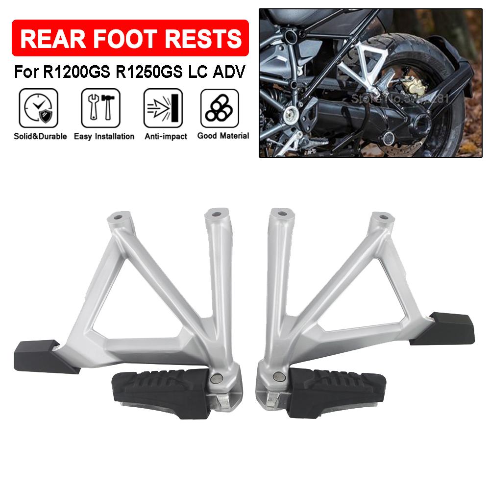 Motorcycle Rear Passenger Footpegs Kit Footrests Foot Rest Bracket For BMW R1250 R1200 GS LC Adventure GS1250 GS1200 ADV R 1200