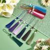 PandaHall 17 34 Pieces Tassel Fringe Chinese Knot Handmade Car and Other Handmade Colors, Charms, Materials, Curtains, Keychains, Charms, Graduations,