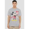 Disney Мужская футболка с изображением Микки Мауса на Рождество