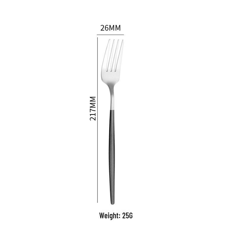 Набор ложек и вилок из португальской титановой позолоченной нержавеющей стали