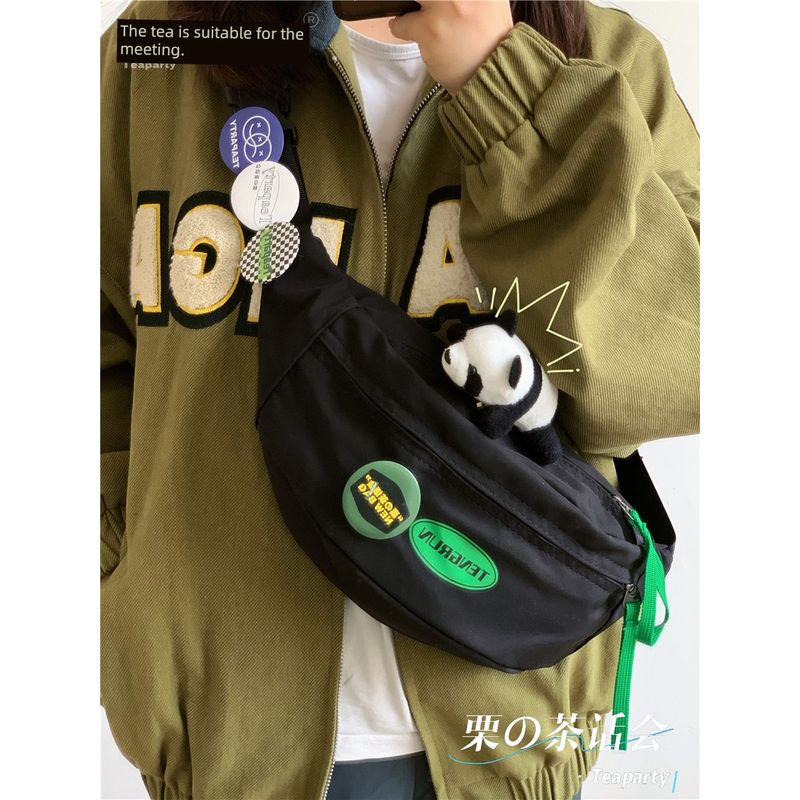 Сумка на пояс для мобильного телефона в японском стиле, в стиле инс, модная мужская нагрудная сумка, минималистичная универсальная сумка, женская повседневная спортивная сумка-мессенджер, мужская