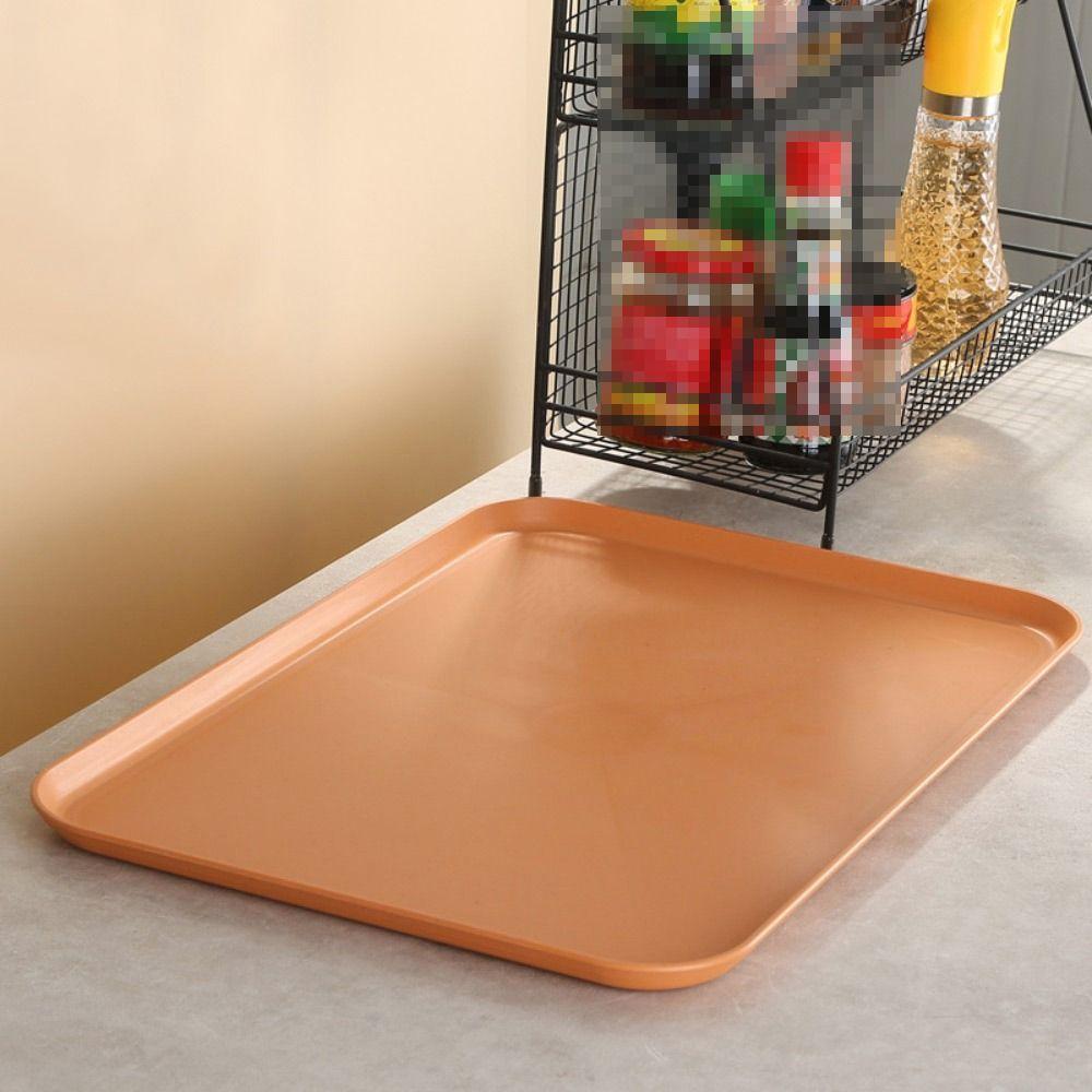 Multiple Colors Tray Plastic Food Bread Pan Nordic Storage Tray  Kitchen Supplies