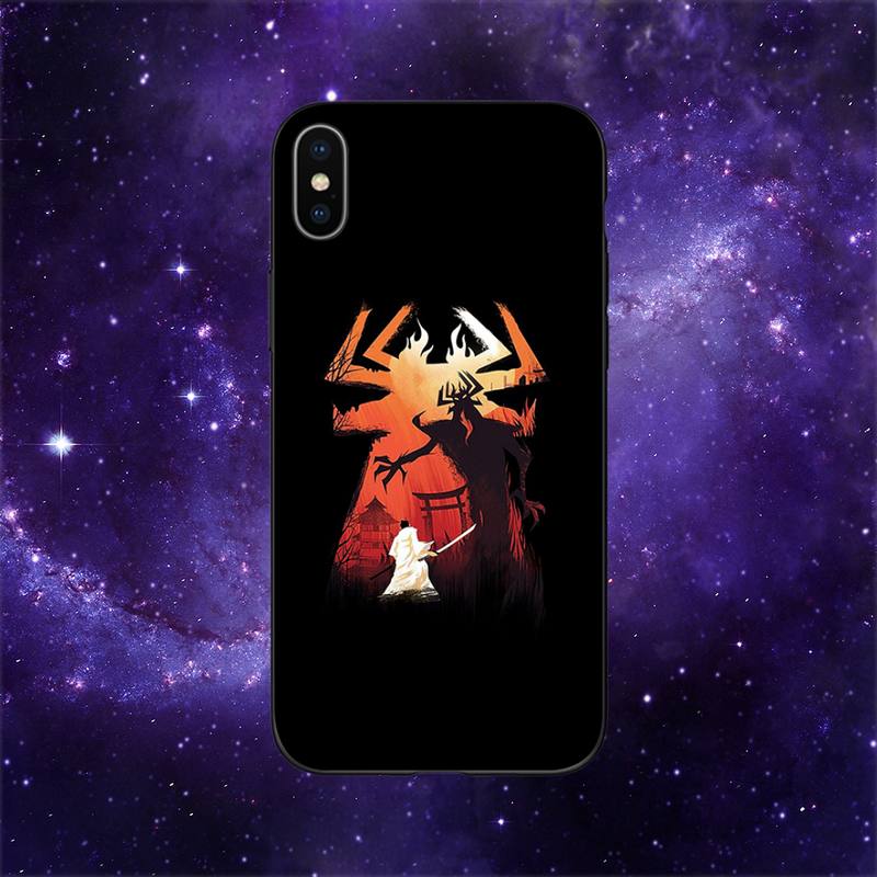 Мультяшный чехол для телефона Самурай Джек для iPhone 11 12 Mini 13 Pro XS Max X 8 7 6s Plus 5 SE XR